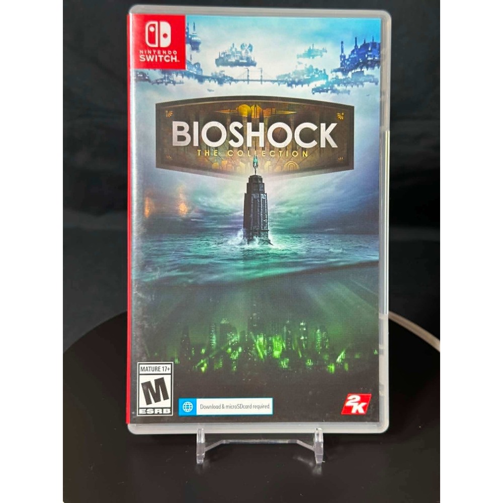 Nintendo Switch BioShock The Collection Replacement Case and Artwork Only